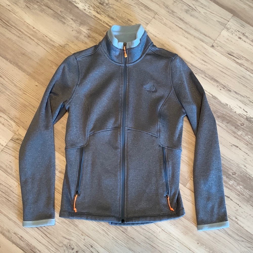 Medium Light Blue The North Face Jacket.